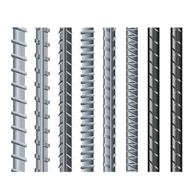 China Building Steel Rebars 20mm 6mm 8mm 10mm 12mm 16mm Buliding Iron Rod Hot Rolled Deformed Bundles Steel Bar Rebar For Building for sale