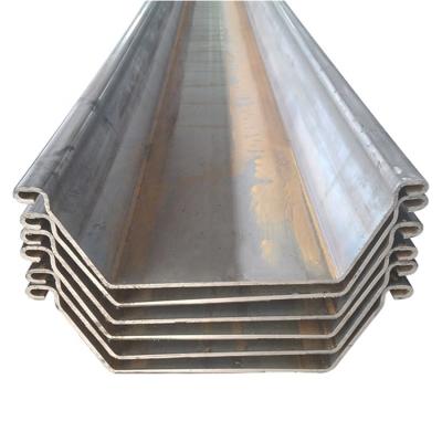 China SY295/SY390/Q345B 400*125*13 mmHot Selling Steel Sheet Pile Type - 2 SY295/SY390 Hot Rolled Sheet U Type Steel Sheet Pile For Construction for sale