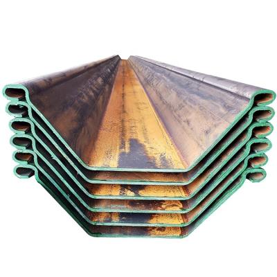 China SY295/SY390/Q345B China used formed type cooled steel sheet pile type - 2 U piling price for sale for sale