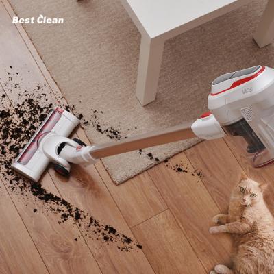 China New Cordless Household Vacuum Cleaner with 14Kpa Li-ion Battery Suction Power for Home Use Car Home Use for sale