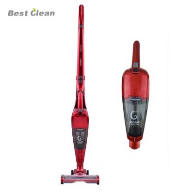 China Detachable Battery High Power Cordless Rechargeable Handy 2 in 1 Stick Vacuum Cleaner for sale