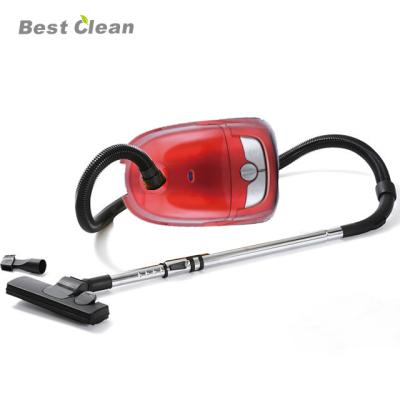 China Best Household CE 200WERP Clean Low Noise Canister Quiet Electric Bagged Vacuum Cleaner With Dust Bag for sale