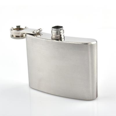 China Traditional Wholesale Custom Stainless Steel Whiskey Jar Hip Flask Stainless Steel Liquor 6oz Portable Hip Flasks for sale