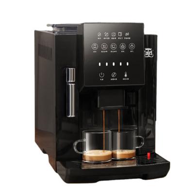 China Fully automatic commercial fully automatic portable electric capsules coffee maker machine with milk frother for sale