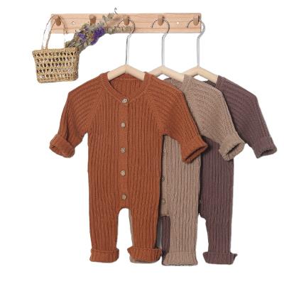 China Cotton Most Popular Consumer China Wholesale Warm Winter Organic Knitted Baby Boy Sweater Romper for sale