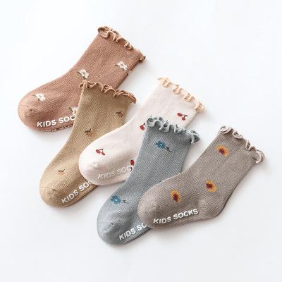 China New Sustainable Spring Winter Professional Supplier Baby Slouch Listing Custom Socks for sale