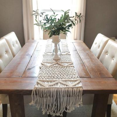 China Hand-made Europe table runner table cover wedding banquet decoration environmental protection cotton rope for sale