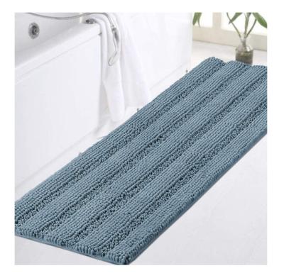 China Bathroom Rugs Cheap Durable Washable Modern Design Anti Slip Soft Bath Mats for sale