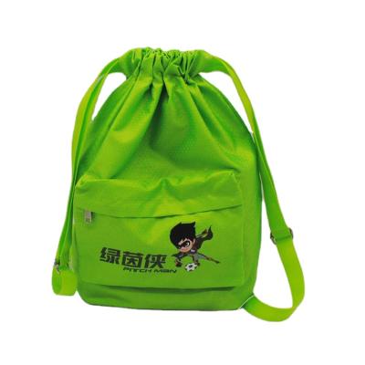 China Gift Bag Sports Polyester Bag Polyester Drawstring Backpack for sale