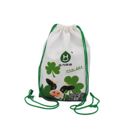 China Wholesale Custom Shoe Bag Drawstring Backpack Bag For Promotion for sale