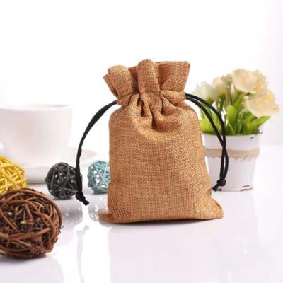 China Custom Natural Reclycled Gift Wholesale Jute Bag for sale