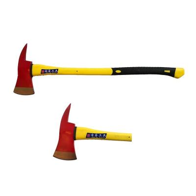 China Firefighter A623 Fire Fighting Ax 6lbs With Fiberglass Handle for sale