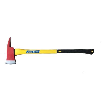 China 1045# A623 Carbon Steel Head Pick Fire Ax With Fiberglass Handle for sale