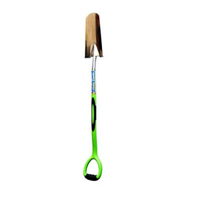 China Hard Round Shovel With Fiberglass Handle D Handle for sale