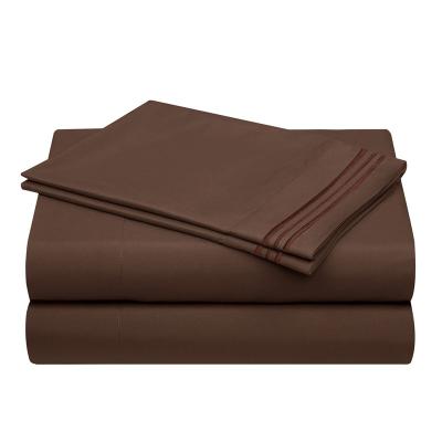 China Cotton Hotel Anti-Pull Amazon Vendor Supplier Soft Breathable 4/3 Piece Fitted Sheet Set Luxury Packaging Manufacturers for sale