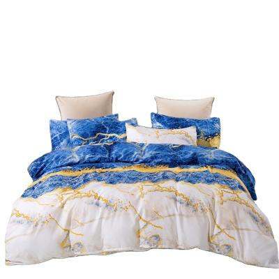 China Factory Direct Wholesale Nondisposable Supply Polyester Luxury Duvet Cover Set Home Bedding Hotel All Season Adult for sale