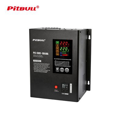 China SVC PC-SVC 12KVA Quzhou Pitbull Type Servo Voltage Regulator High Power Stabilizer for sale