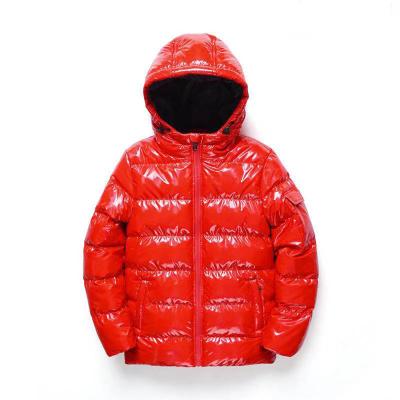 China hot sale ultra light 100% cotton kids down padded jacket high quality custom made jacket for kids for sale