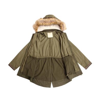 China New Winter Warm 100% Polyester Children Girls Clothing Fur Coat Fur Jacket for sale