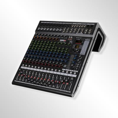 China Professional 24DSP 12 -16 Channel Mixer Equipment, Stage Performance, Wedding Conference, Home Use Console With Effector Te koop