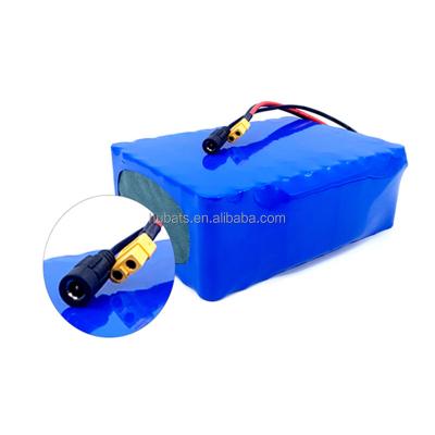 China Electric Bicycles/Scooters 48V Battery 18650 13S7P 22.4Ah Li-ion Battery Pack with 30A BMS for Motor Scooter Electric Vehicle Ebike Bike RC Glider Airplane for sale