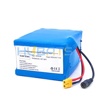 China Hubats Electric Vehicles Customized 32700 21ah 12.8v Batteries With 40A BMS Rechargeable Lithium Phosphate Battery For Electric Boat for sale