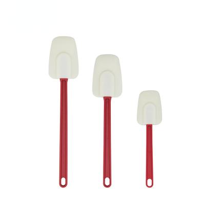 China Sustainable Kitchen Utensils High Temperature Resistant Silicone Butter Cream Spatula for sale