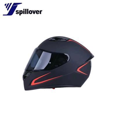 China High Impact Resistance Custom Matte Black Motorcycle Helmets Full Face Racing Sport DOT Approved Helmet For Motorcycle for sale