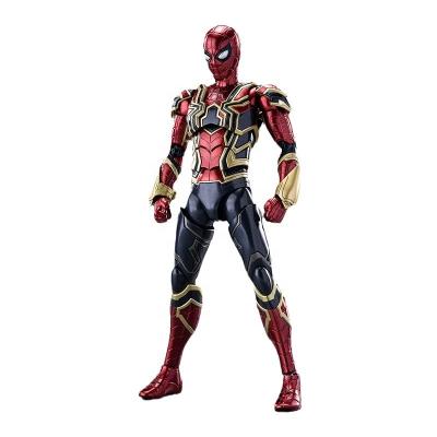 China Europe Customized Life Size Resin Spider Man Statue, Marvel Character Superhero Sculpture For Decoration for sale