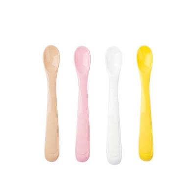 China Infant Baby Silicone BPA Free Small Food Training Feeding Spoon Dispensing Spoon for sale