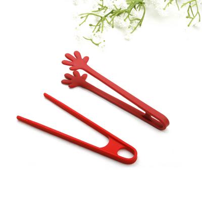 China 6 Inch 12 Inch Durable Silicone Cooking Salad Food Insulated Tweezers Non-Slip BBQ Tongs Kitchen Tongs for sale