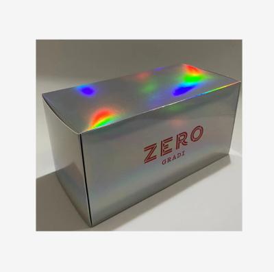 China Biodegradable Wholesale Custom Cosmetic Packaging Boxes Holographic Printing Gift Boxes for sale