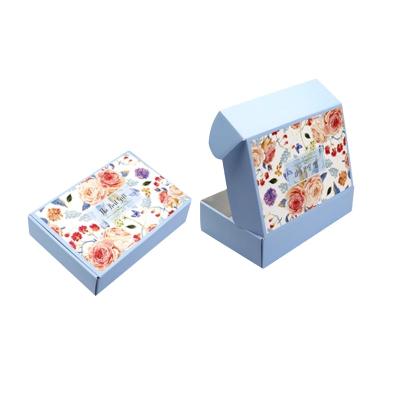 China Custom Wholesale Biodegradable Printed Corrugated Mailer Mailer Box Paper Mailing Foldable Mailing Box for sale