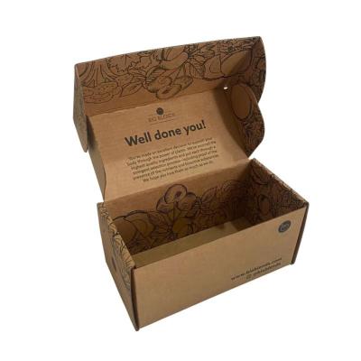 China Custom Corrugated Paper Boxes Packaging Cardboard Box Food Fruit Vegetable Shoes Biodegradable for sale