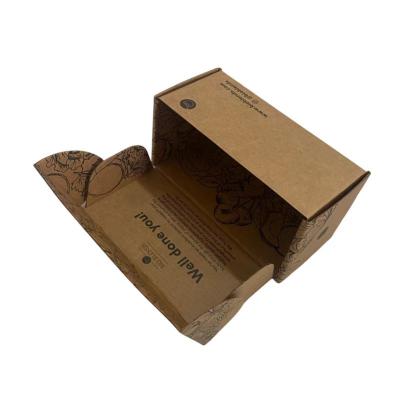 China Customized Craft Biodegradable Foldable Recycled Paper Box Corrugated Cardboard Boxes For Shipping for sale