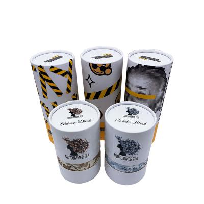 China High quality biodegradable printed creative round kraft paper tube packaging for food packaging for sale