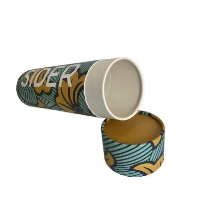 China Hot Selling Biodegradable Round Tube Essence Oil Bottle Paper Cosmetic Paper Packaging Tube for sale