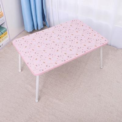 China 2018 New Design MDF Laptop Table Folding Laptop Desk Comfortable Portable Wooden Foldable Computer Desk On Bed for sale