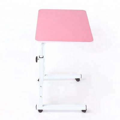 China Durable Home Movable Waist Computer Table Stand Adjustable Laptop Notebook Desk Table Stand Holder with Wheel for Sofa Bed for sale