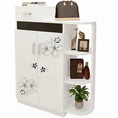 China Eco - Friendly Modern Wooden Shoe Storage Cabinet Shoes Rack For Living Room Furniture for sale