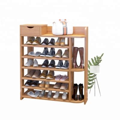 China Eco - Friendly Wooden 12 Cube Shoe Rack Multi Use DIY Shoes Cabinet for sale