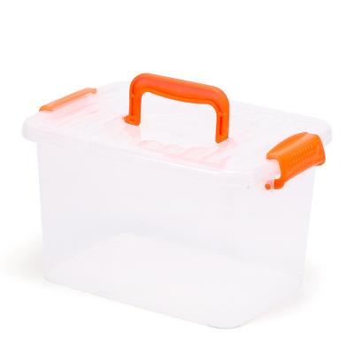 China Sustainable Stackable Side Opening Plastic Container / Plastic Storage Box With Lid for sale