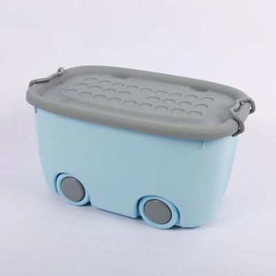 China Eco - Friendly Home Use Storage Boxes And Bins Wholesale Plastic Storage Containers With Wheel for sale