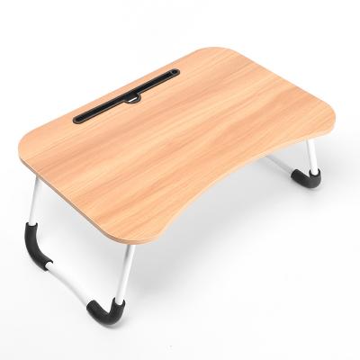 China (Size) small adjustable folding wooden laptop table laptop bed table desk macbook stand for sale