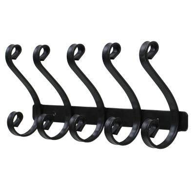 China Art Decor Ming Rich Crafts Metal Coat Rack Wall Mounted Coat Rack Hooks for sale