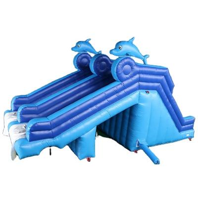 China Game Park Pool Water Slide inflatbale/plastic water slide for sale