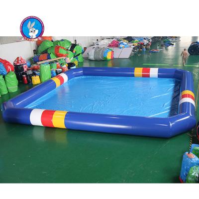 China Adult Floating Swimming Pool water play equipment Inflatable square swimming pool for sale