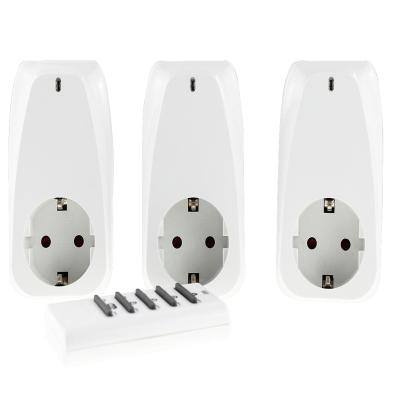 China Residential / Multi-Purpose Smart Home RF 433mHz Radio Remote Control Wall Socket Controlled Smart Socket for sale