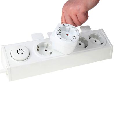 China Factory Supply Residential / Multi-Purpose Outlet Power Strip Extension Socket 4 Way Multi Power Strip Panel With Switch for sale