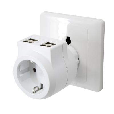 China Commercial Fine Quality Power Socket With Port Usb Plug , Multi Usb Socket for sale